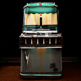 Original 1958 AMI I 200 Vinyl Jukebox with Spearmint Trim