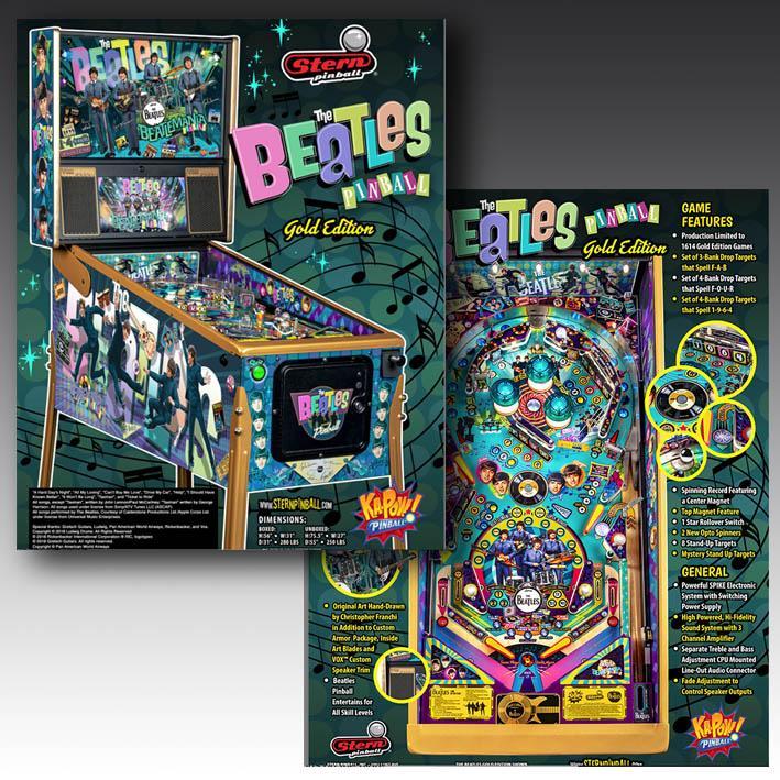 2018 The Beatles Platinum Edition Pinball Machine by Stern