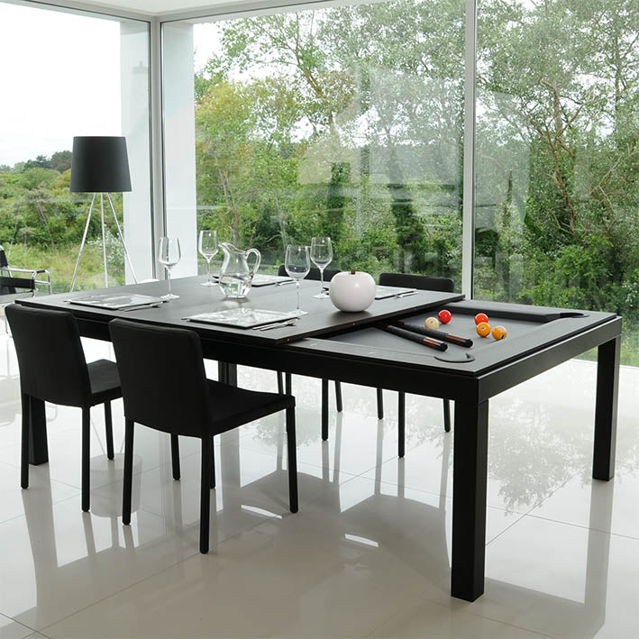 Aramith Fusion Pool Dining Table In Black The Games Room Company