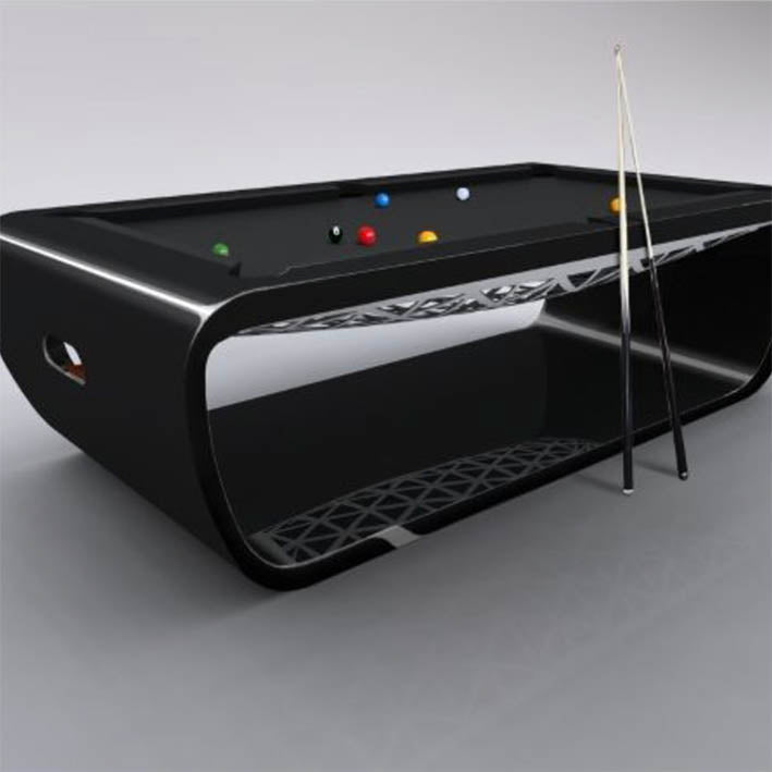 Blacklight Pool Table 8ft by Toulet