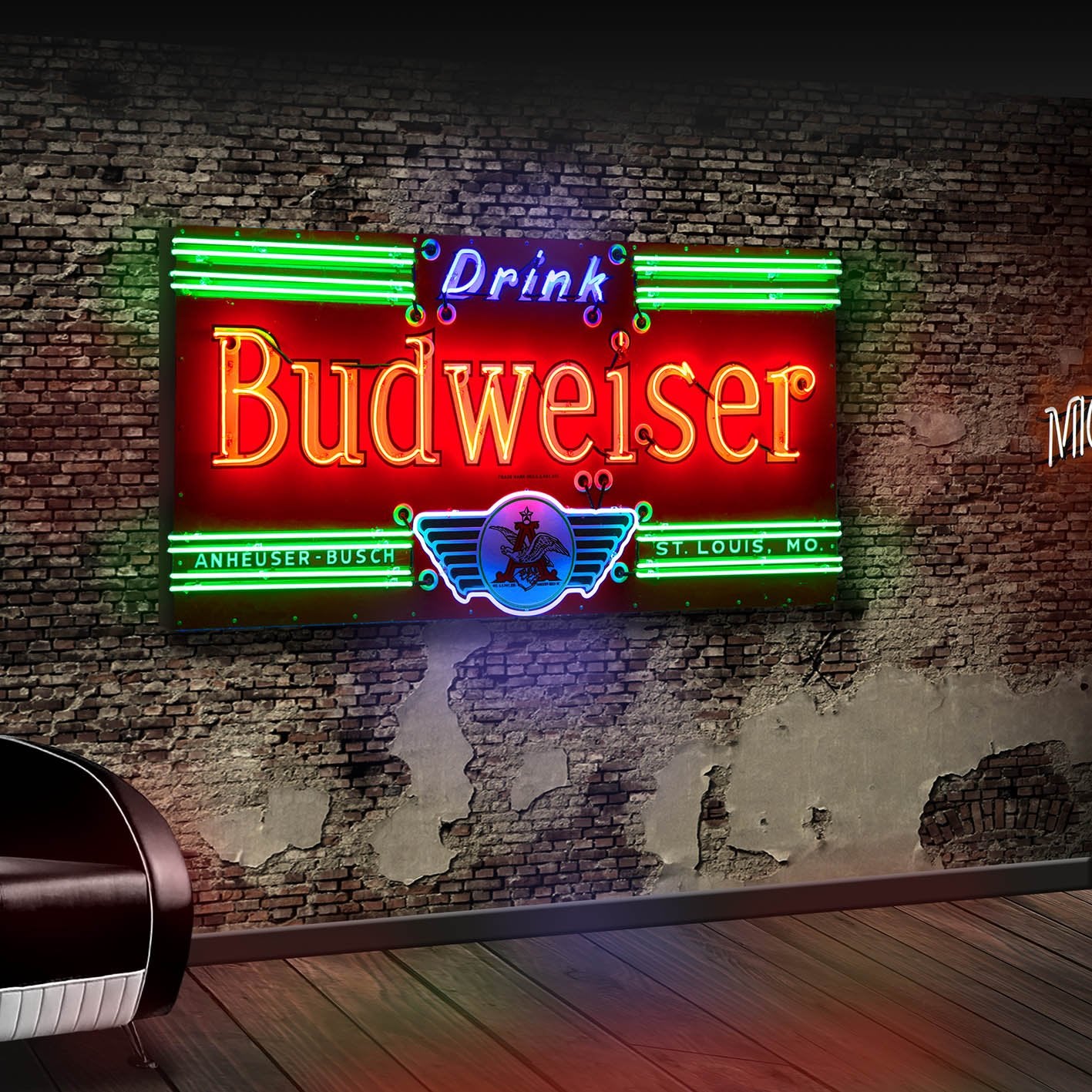 Vintage 1930s Neon Budweiser Sign *Sold*