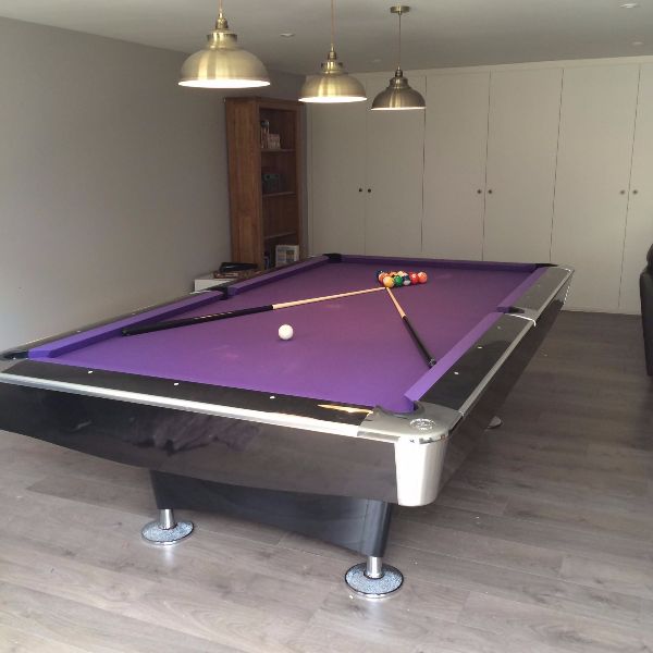 Buffalo Pro II American Pool Table in Black Gloss 8ft