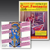 1976 Captain Fantastic Pinball Machine by Bally