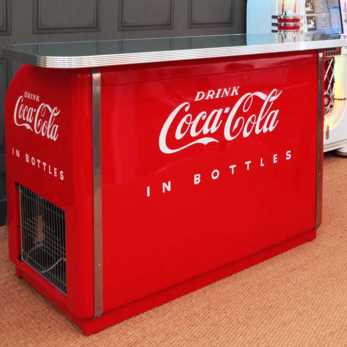 Original 1950's Victor 2 Drawer Coca-Cola Bar