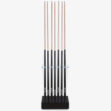 Teckell Cue Rack in Oak and Glass