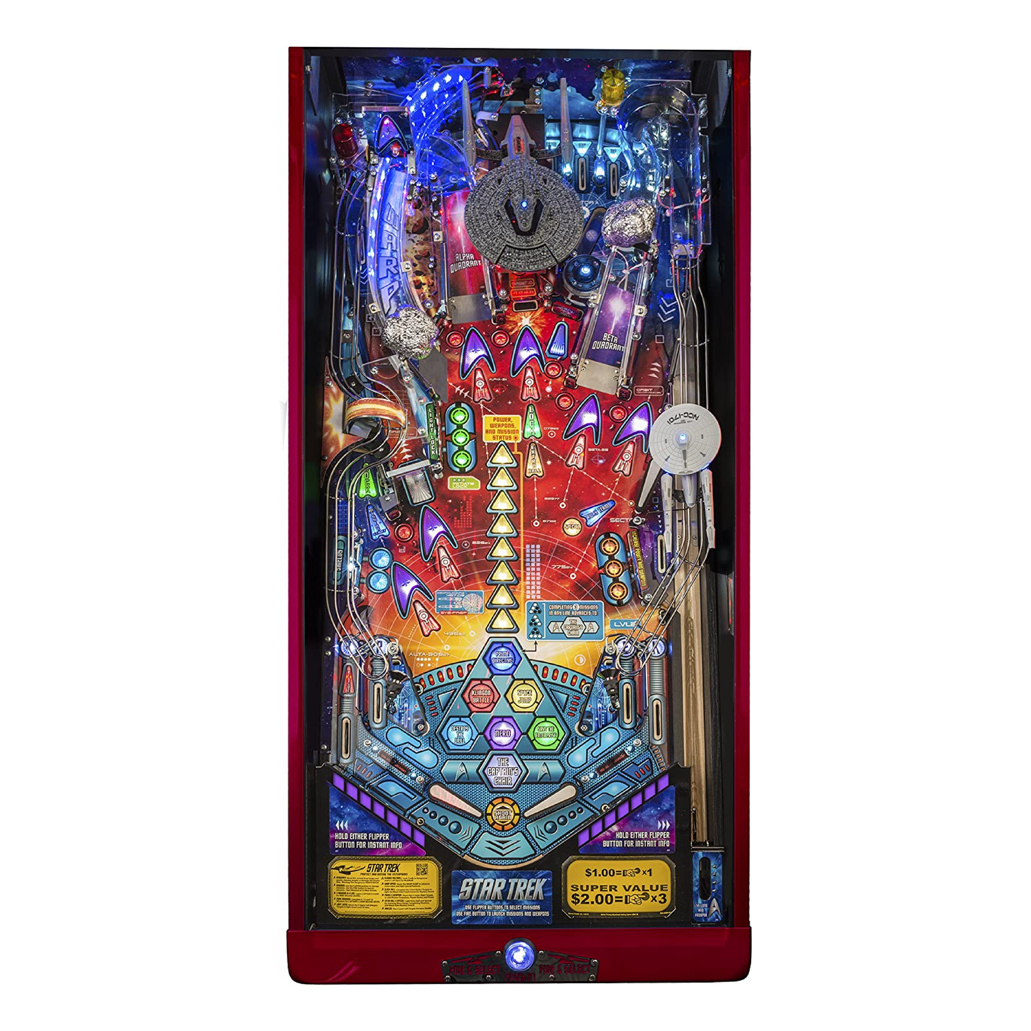 2013 Star Trek Premium Pinball Machine by Stern