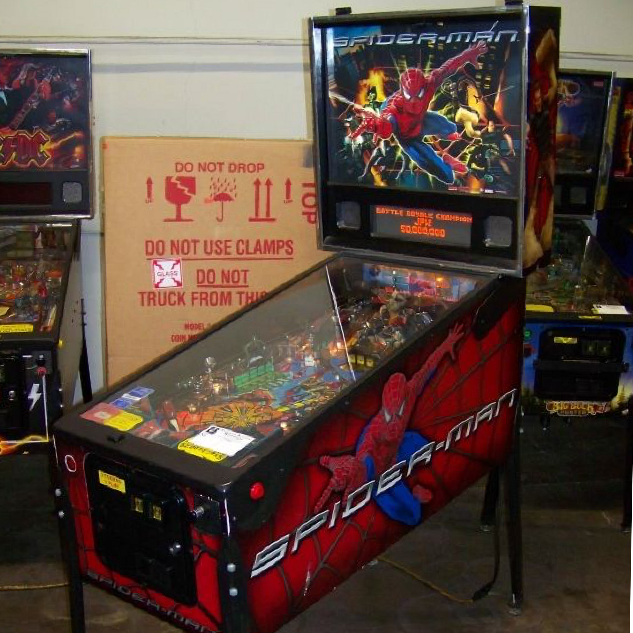 2007 Spiderman Pinball Machine by Stern