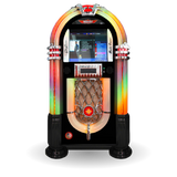 Rock-Ola Bubbler Digital Music Center Jukebox in Black with Bluetooth