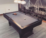 Buffalo Eliminator II Stealth American Pool Table in Black and Slate Grey 7ft, 8ft