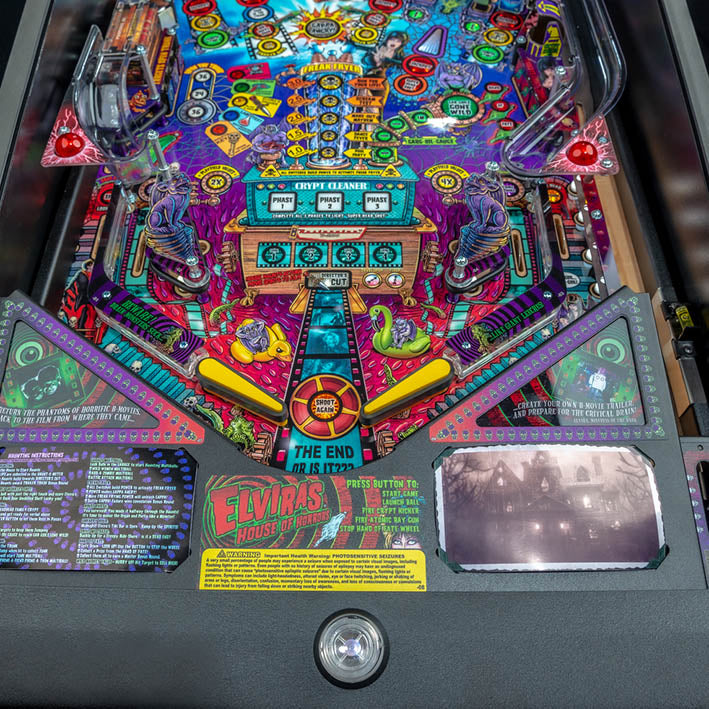 2019 Elvira's House of Horrors Premium Edition Pinball Machine by Stern