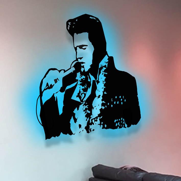 The King Waterjet Cut metal 3D Artwork