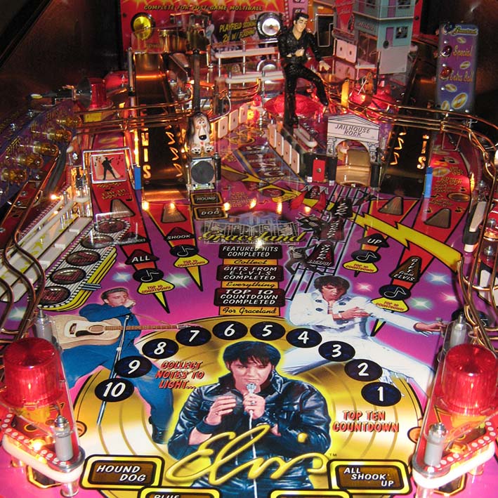 2004 Elvis Pinball Machine by Stern