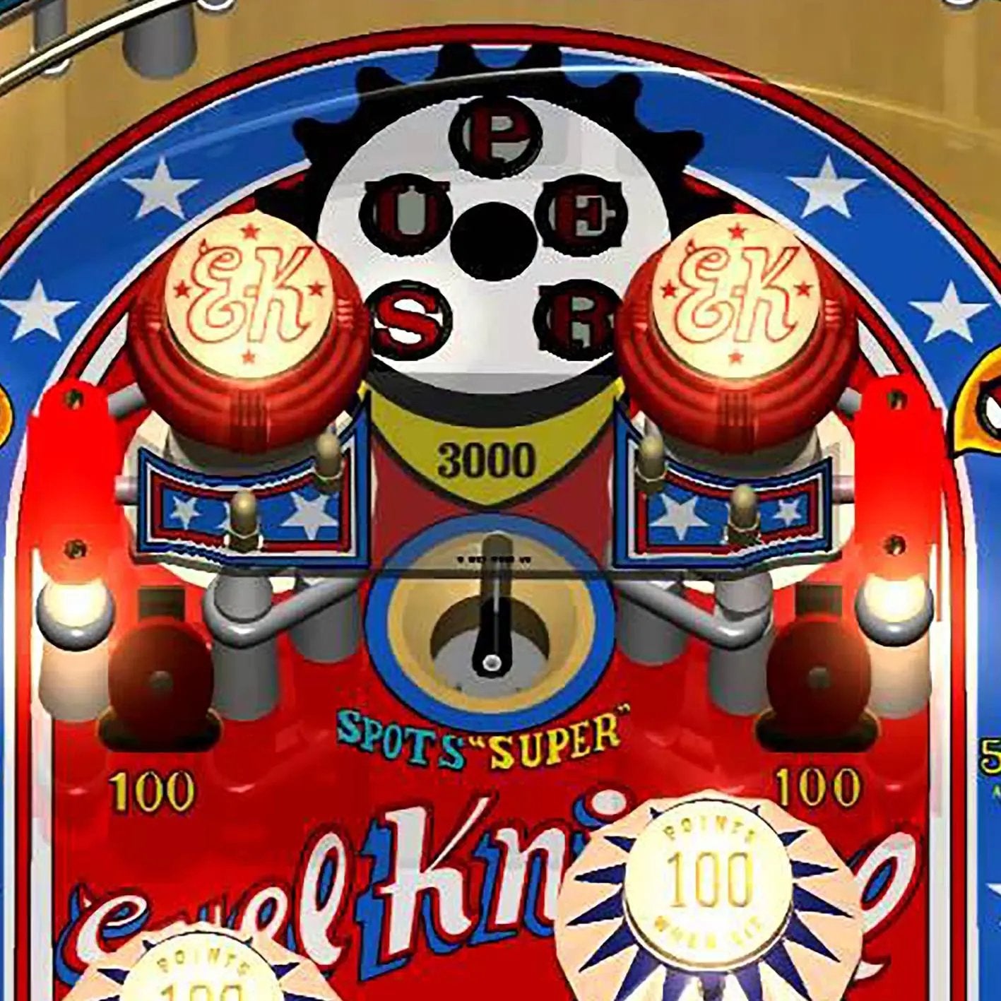 Evel Knievel Pinball Machine with 1 Year on site Warranty and Free ...