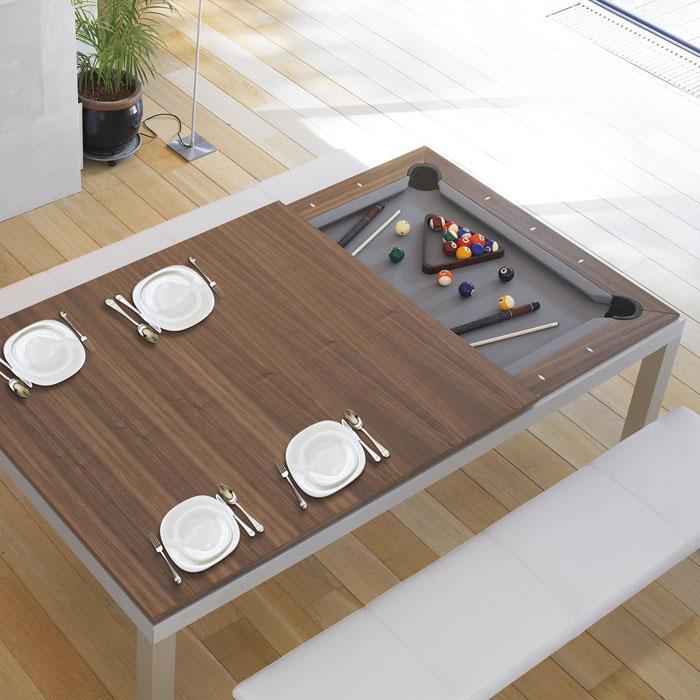 Aramith Fusion Pool Dining Table in Stainless Steel Ex-Display