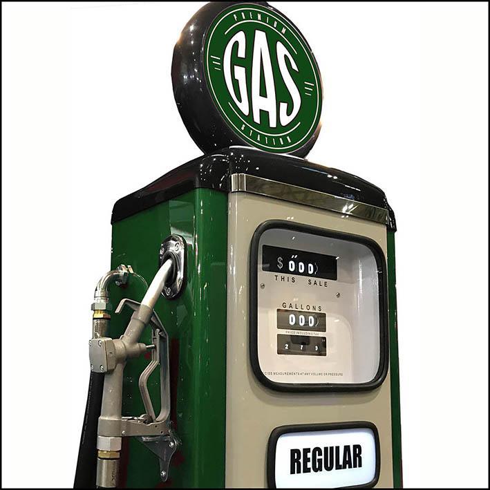 Replica Gas Pump with tool drawers