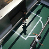 RS3 Wood Foosball Table in Stainless Steel