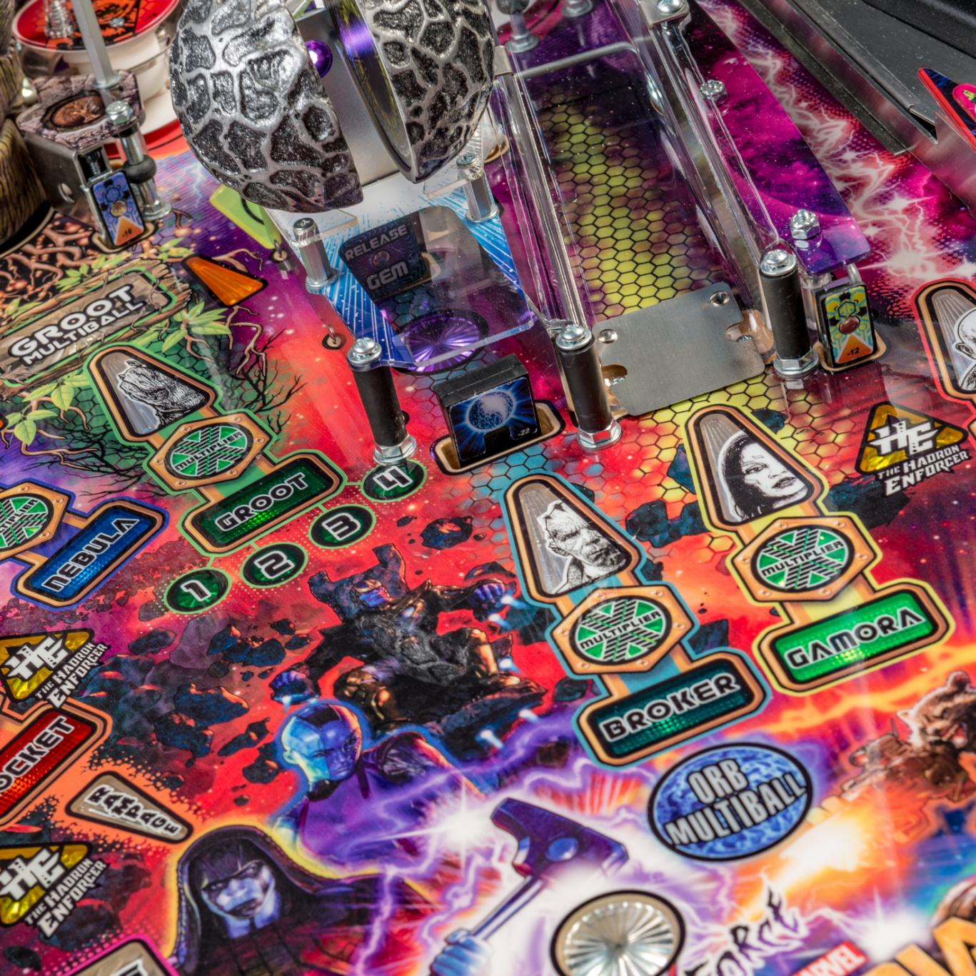 2017 Guardians of the Galaxy Pro Pinball Machine by Stern