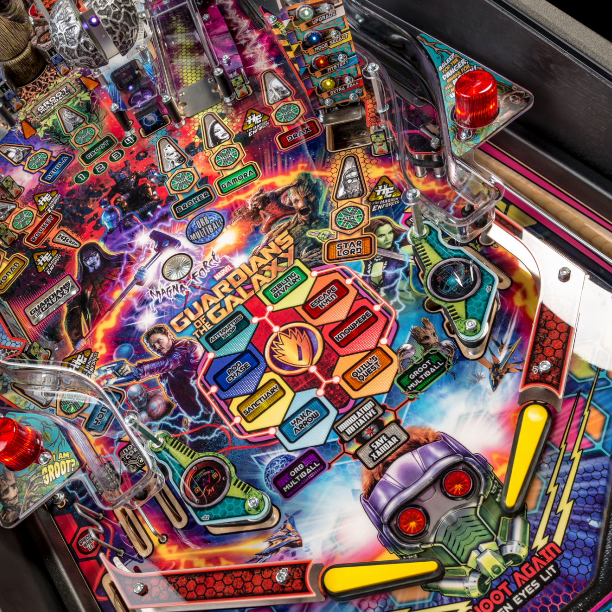 2017 Guardians of the Galaxy Pro Pinball Machine by Stern