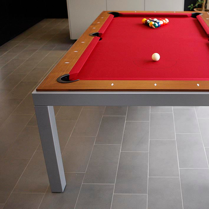 Aramith Fusion Pool Dining Table in Grey
