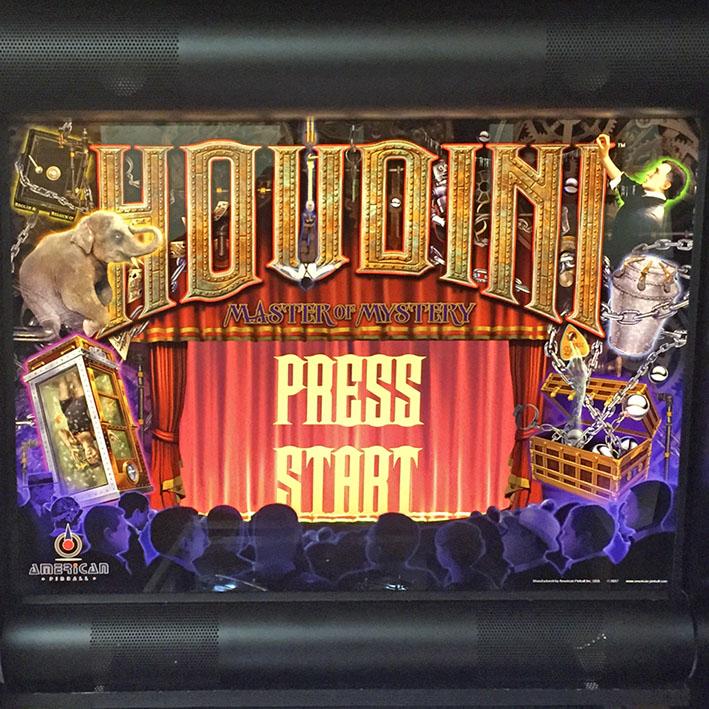2017 Houdini 'Master of Mystery' Pinball Table by American Pinball
