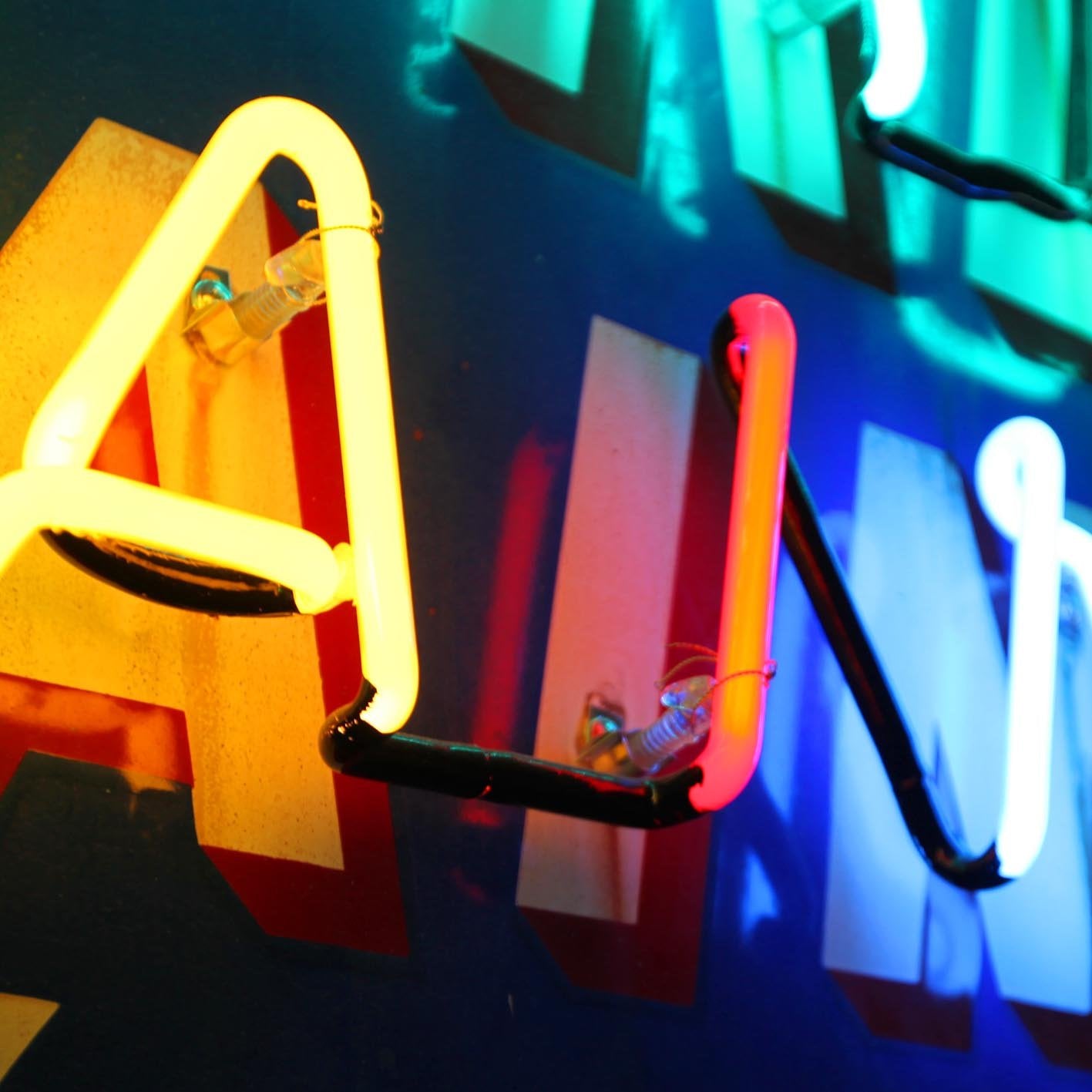 Vintage 1950s Neon Hy-Klas Paints Sign