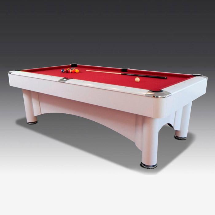 Ice White 8ft American Pool Table