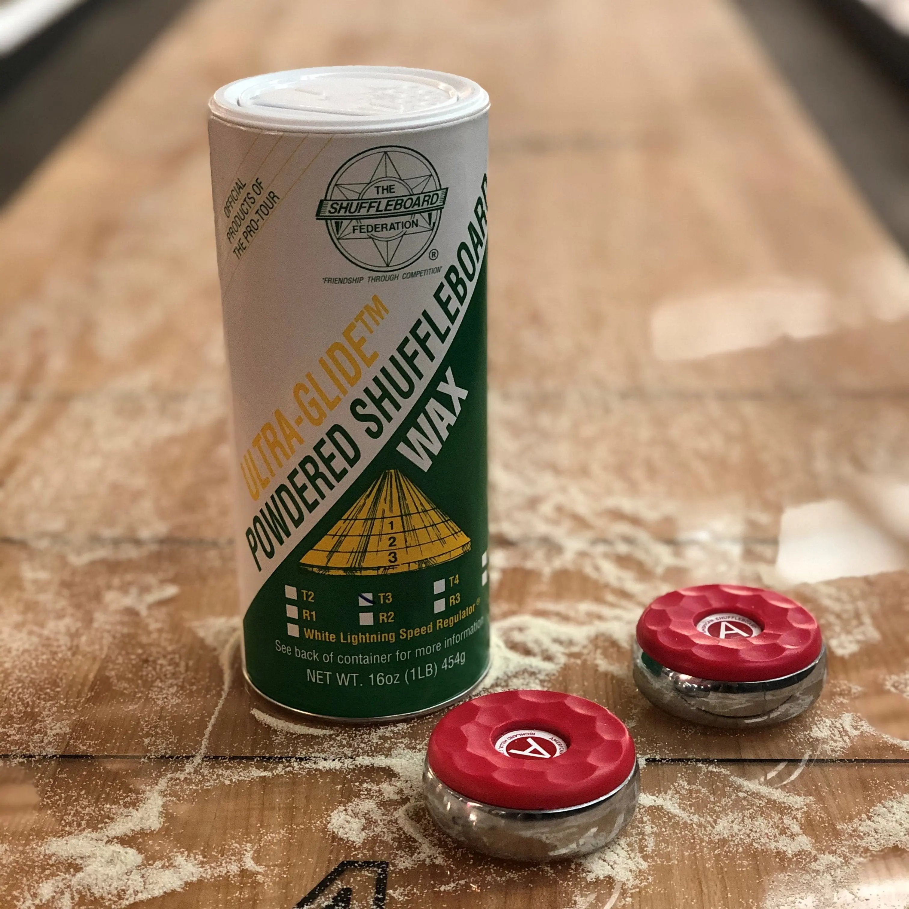 Shuffleboard Table Powder Wax Speed T3 Faster The Games Room Company