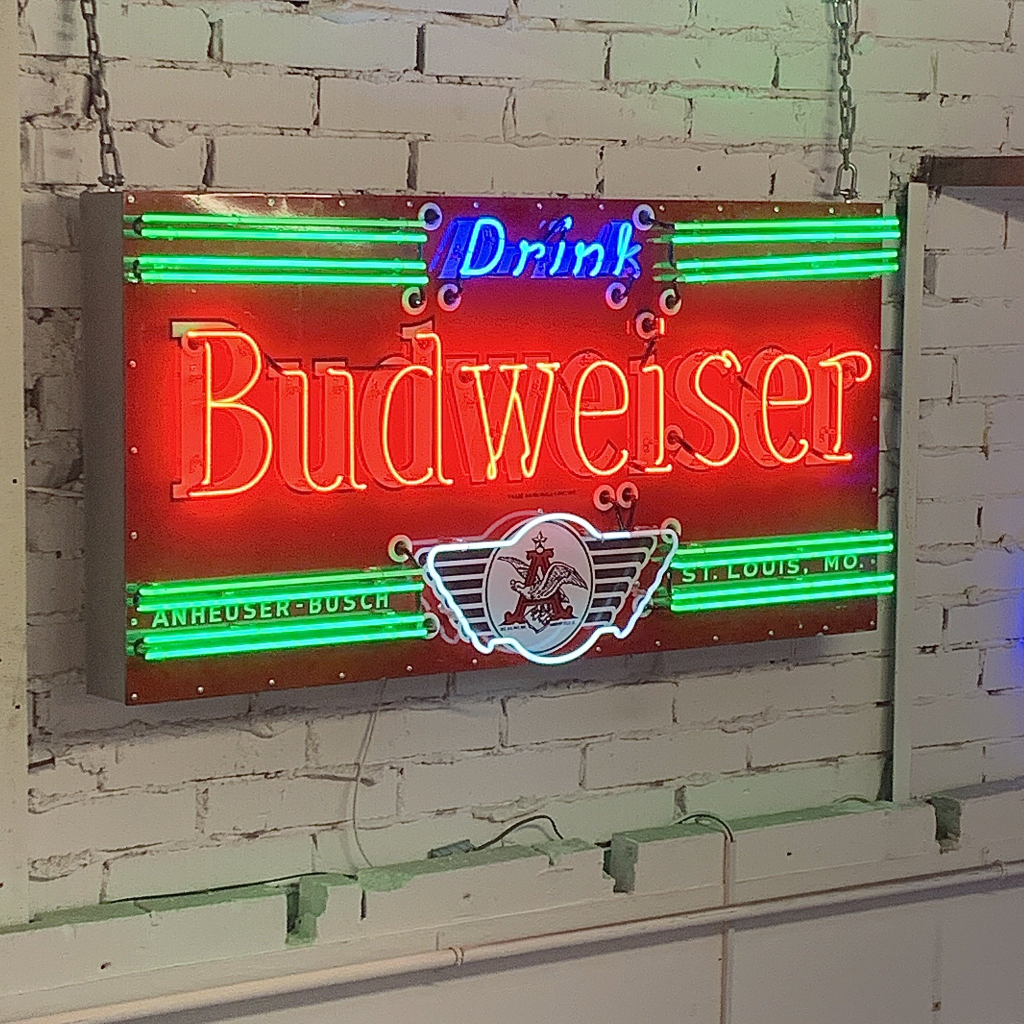 Vintage 1930s Neon Budweiser Sign *Sold*