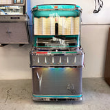 Original 1958 AMI I 200 Vinyl Jukebox with Spearmint Trim