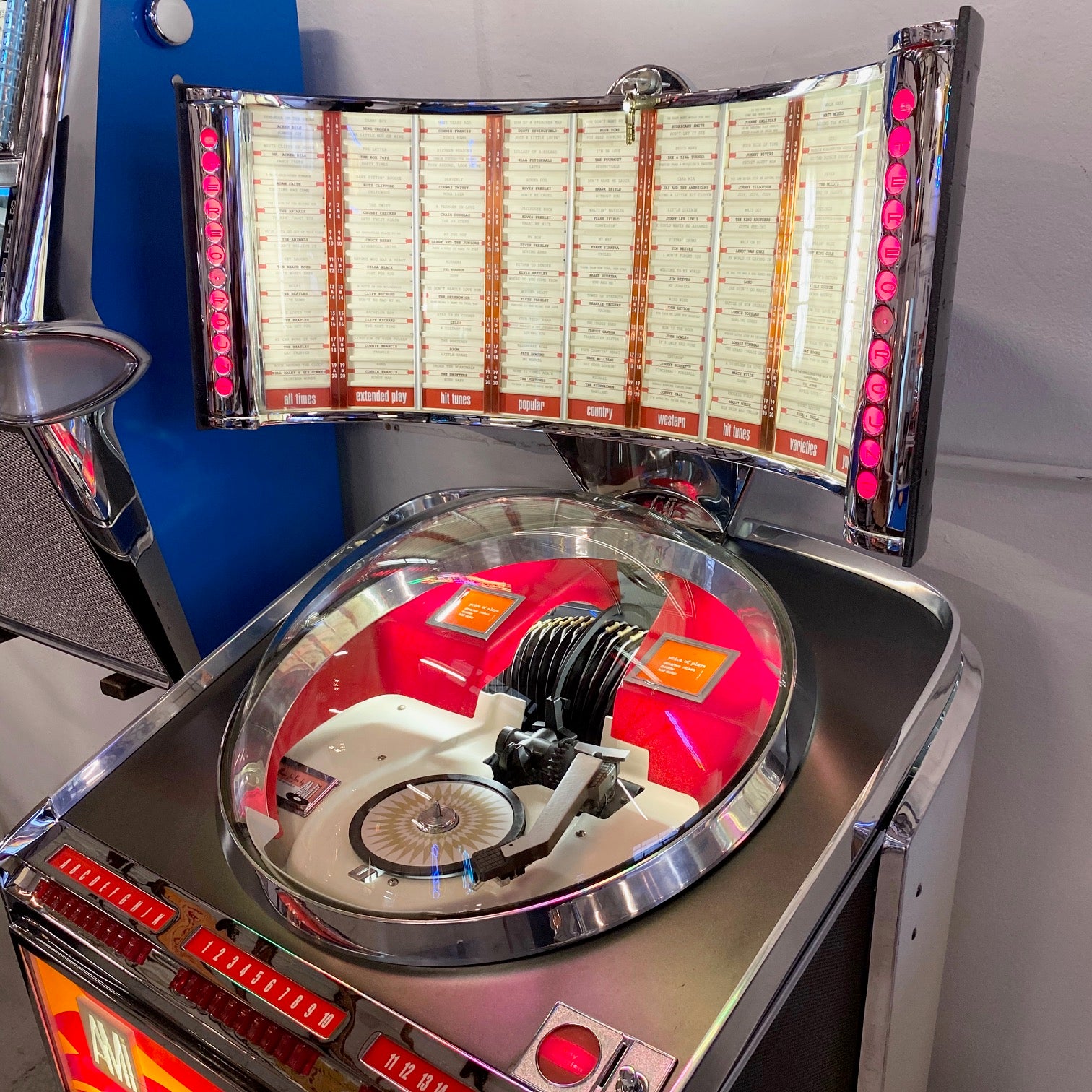 1962 AMI II Continental 200 Vinyl Jukebox