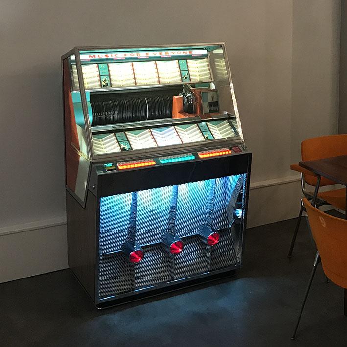 Original 1958 Seeburg 201 Vinyl Jukebox