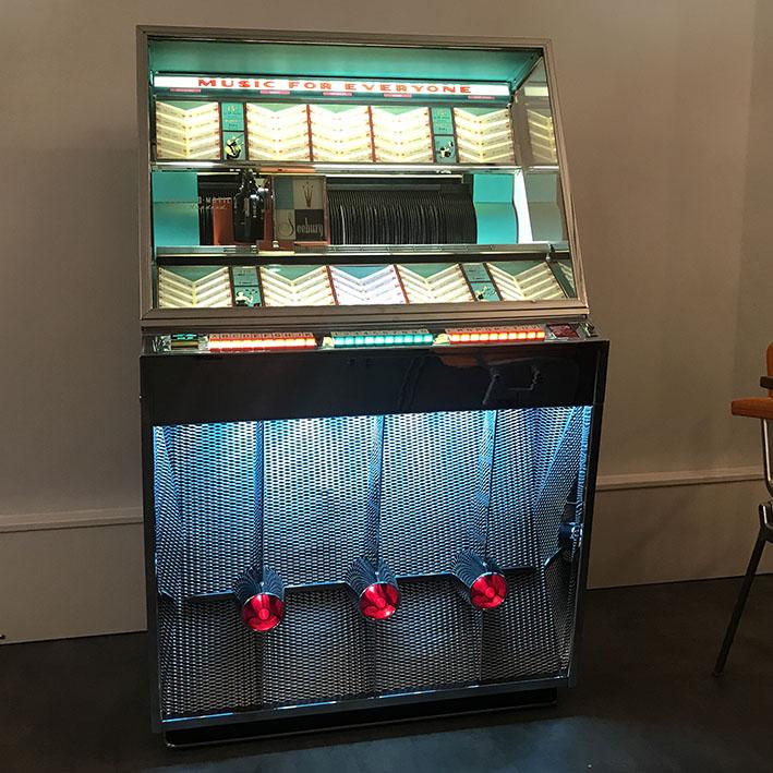 Original 1958 Seeburg 201 Vinyl Jukebox