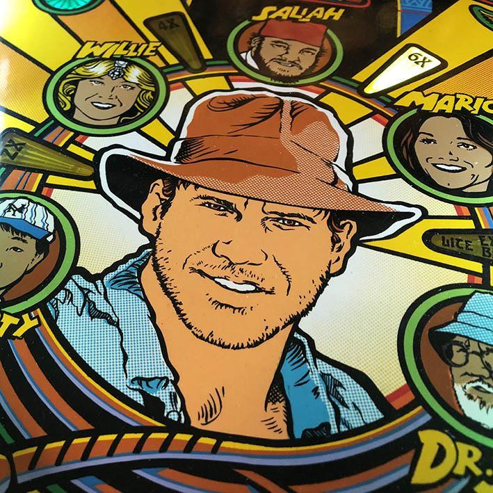 1993 Indiana Jones Pinball Machine by Williams