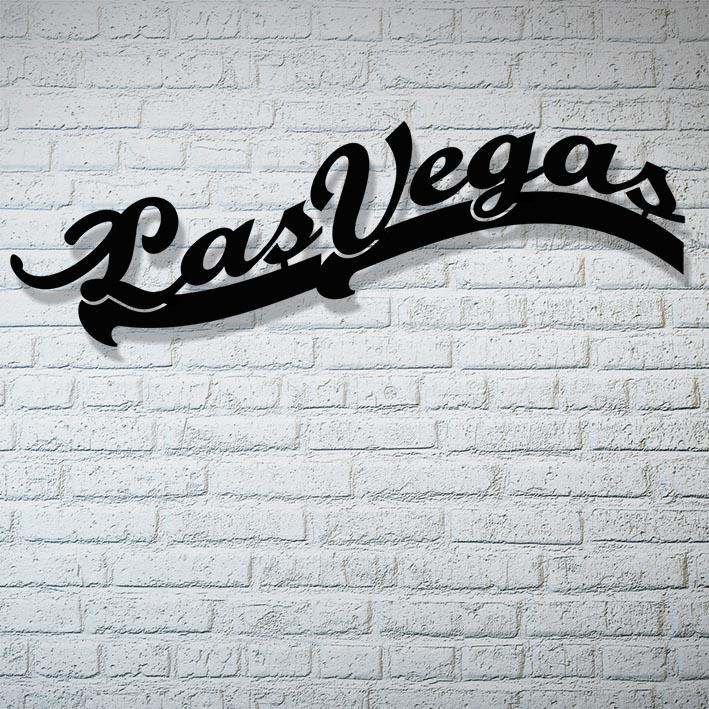 Las Vegas Waterjet Cut Metal 3D Artwork