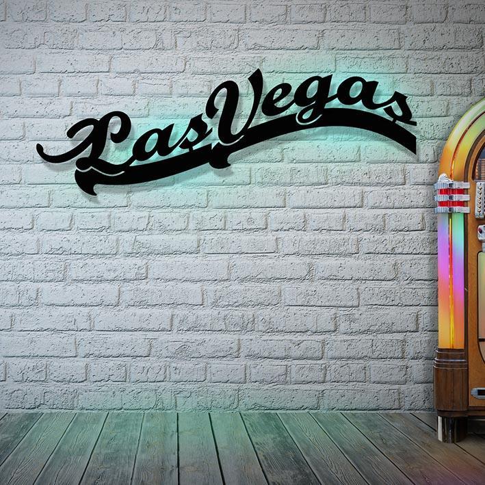 'Las Vegas' Waterjet Cut Limited Edition steel 3D artwork