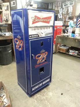 Budweiser Vending Machine 96 Can Capacity