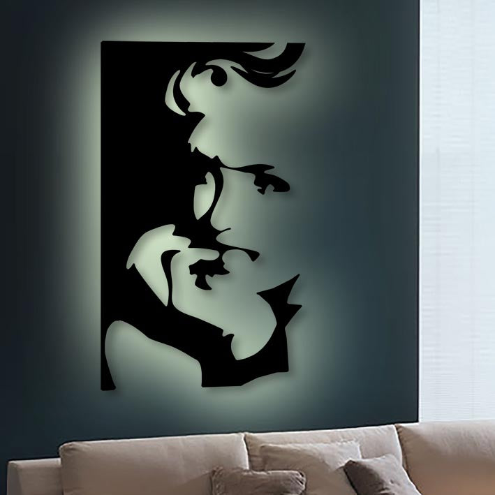 'Face of an Icon' Waterjet Cut Limited Edition 3D artwork