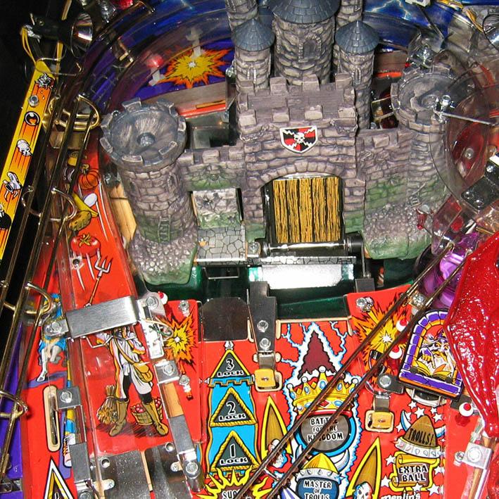 1997 Medieval Madness Pinball 'Coming Soon' by Williams