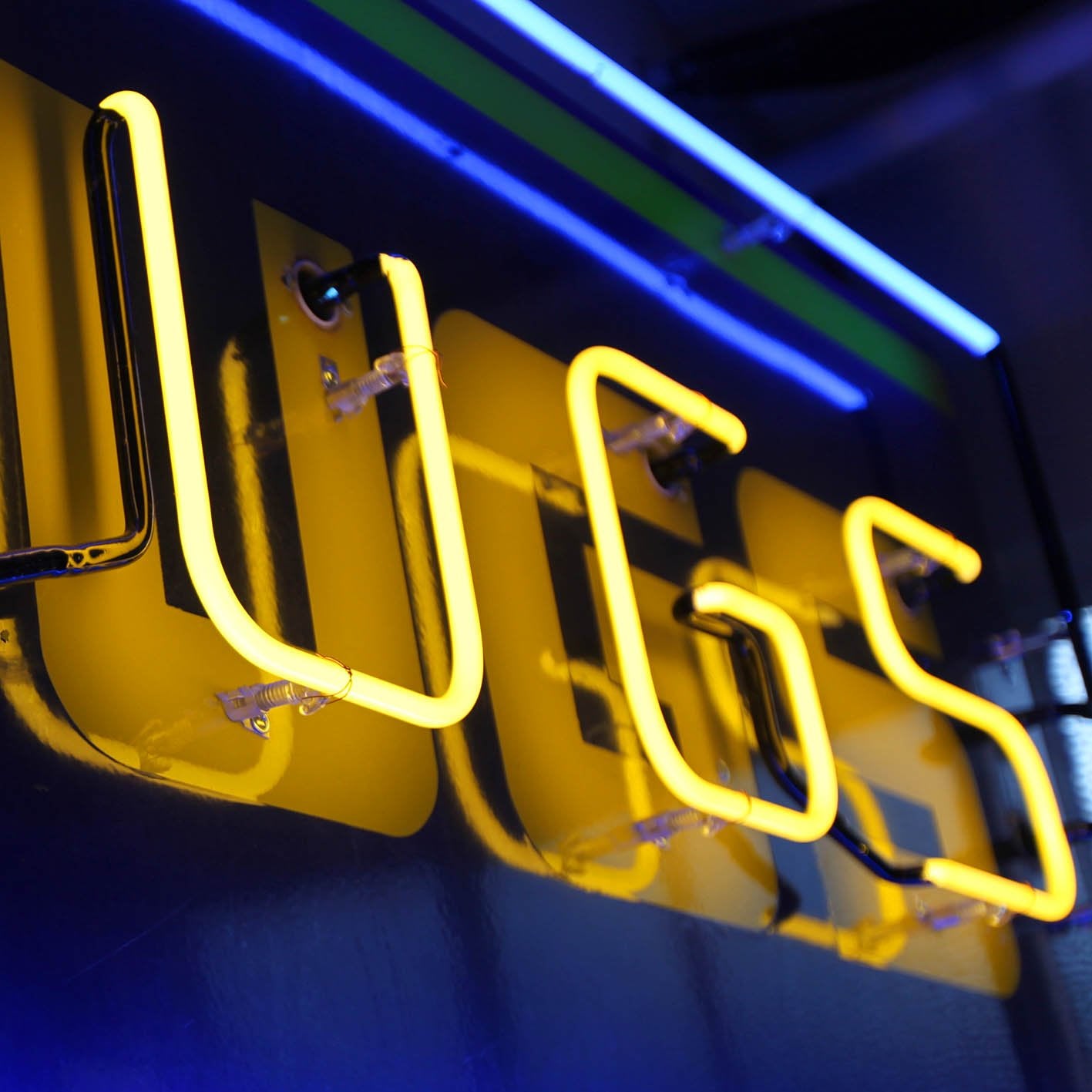 Vintage 1970s Neon Drugs Sign
