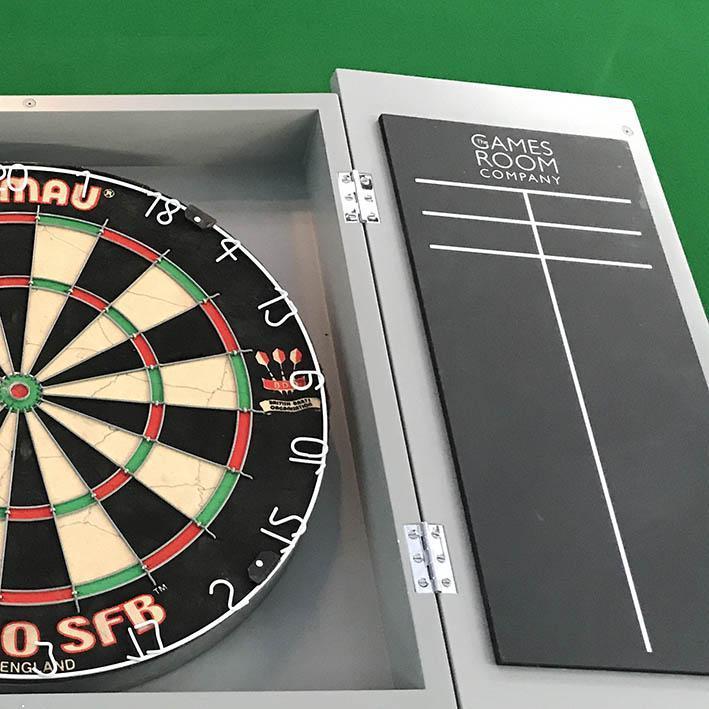 Painted Farrow & Ball Darts Cabinet - Square Top