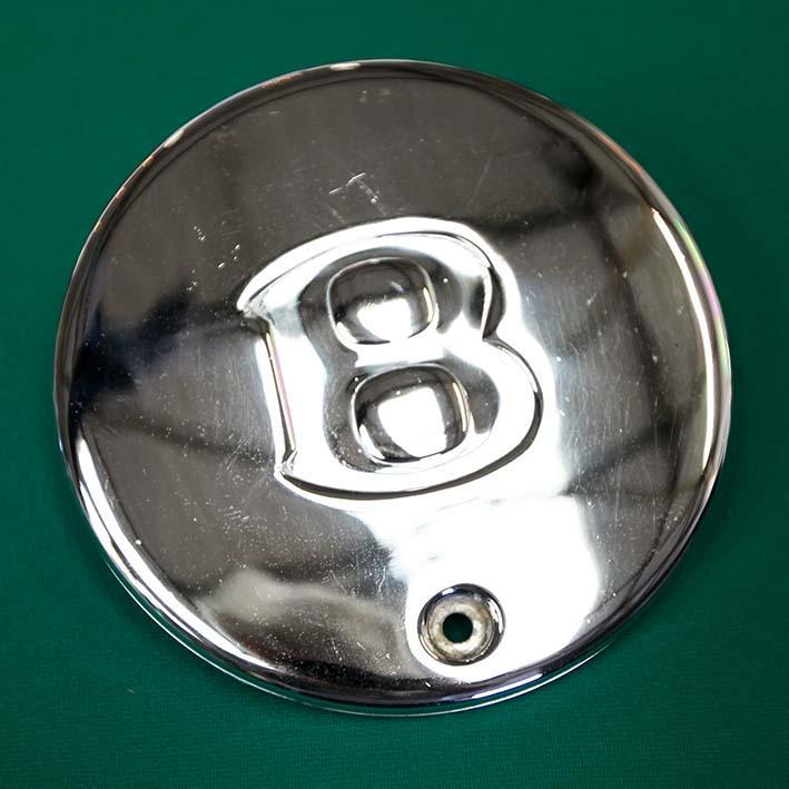 Polished Bentley hub cap