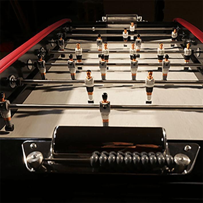 Sulpie Evolution Foosball Table in Black and Red