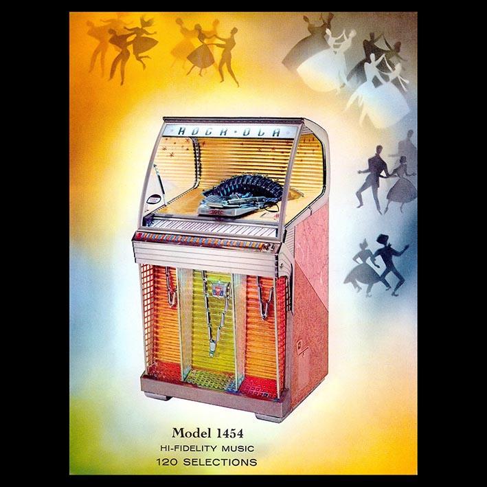 Original 1956 Rock-Ola 1454 Jukebox