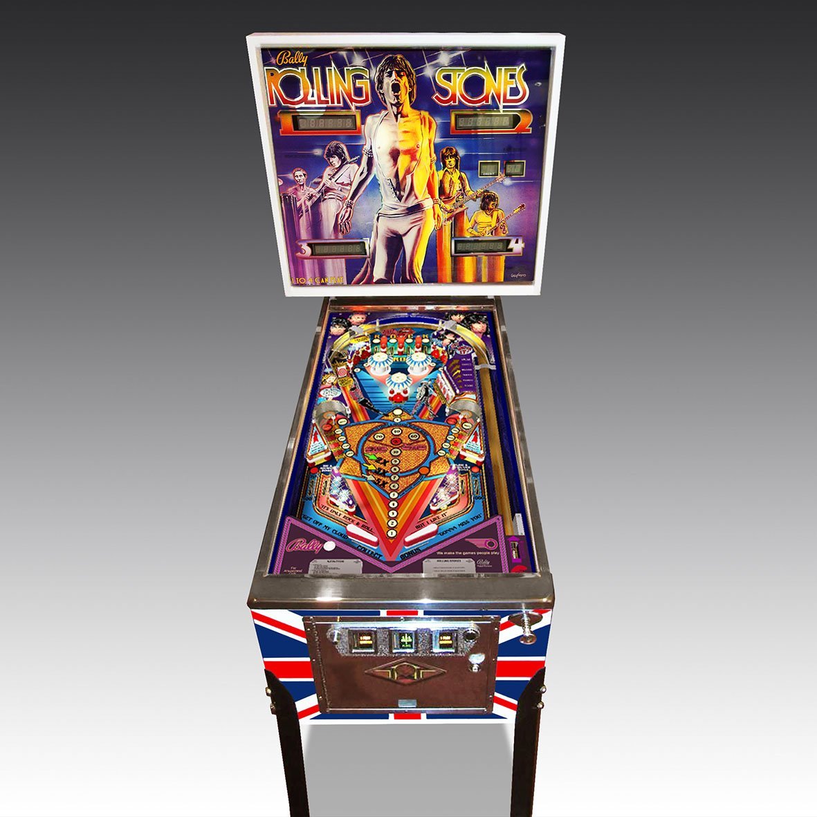 1980 Rolling Stones Pinball Machine by Bally