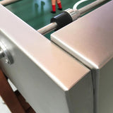 RS3 Wood Foosball Table in Stainless Steel