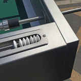 RS3 Wood Foosball Table in Stainless Steel