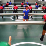 RS3 Wood Foosball Table in Stainless Steel