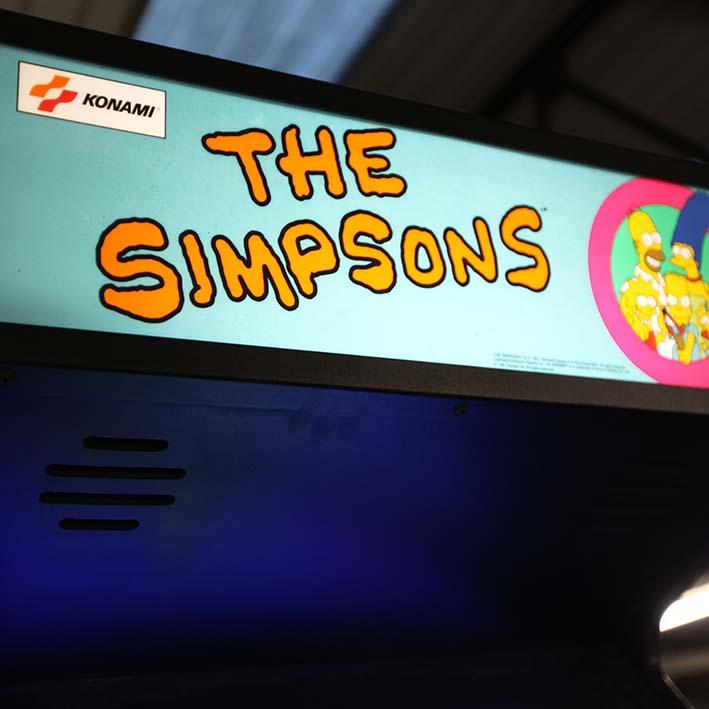 1990's The Simpsons Arcade Machine by Konami