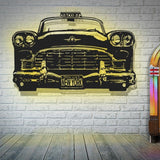 'New York Taxi' Waterjet Cut Limited Edition steel 3D artwork