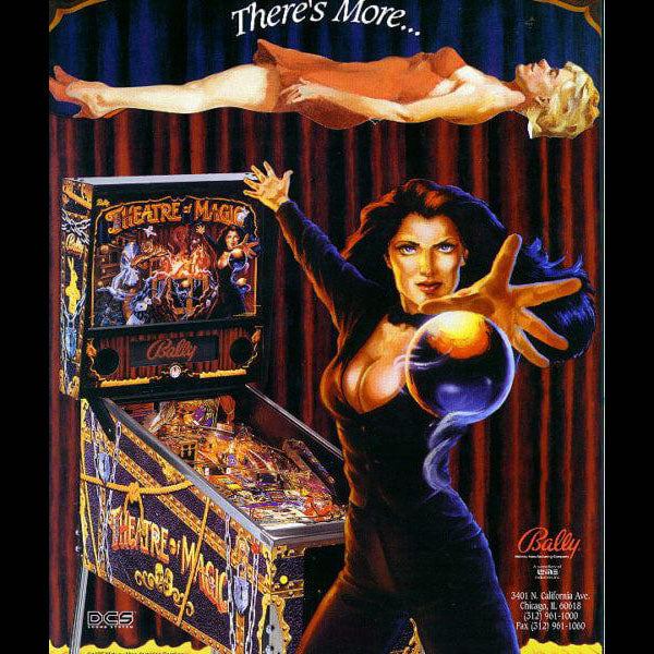 1995 Theatre of Magic Pinball by Bally Midway